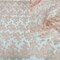 1 Yard - Corded Bridal Lace Fabric Embroidered on 100% Polyester Net Mesh | Lace USA - 95409W - Ivory with Silver - 51" Wide